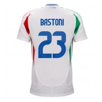 Camisa de time de futebol Itália Alessandro Bastoni #23 Replicas 2º Equipamento Europeu 2024 Manga Curta